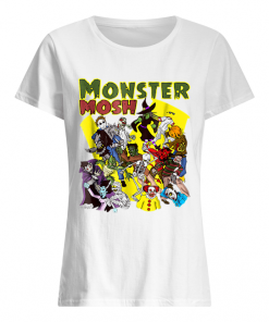 Nice Monster Horror Movie Parody Halloween Group  Classic Women's T-shirt
