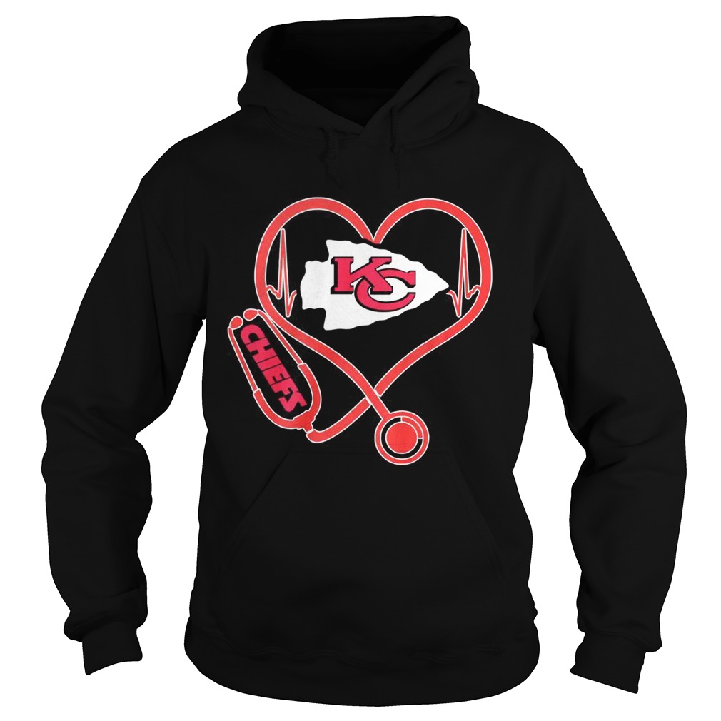Nurse Heartbeat Kansas City Chiefs Hoodie