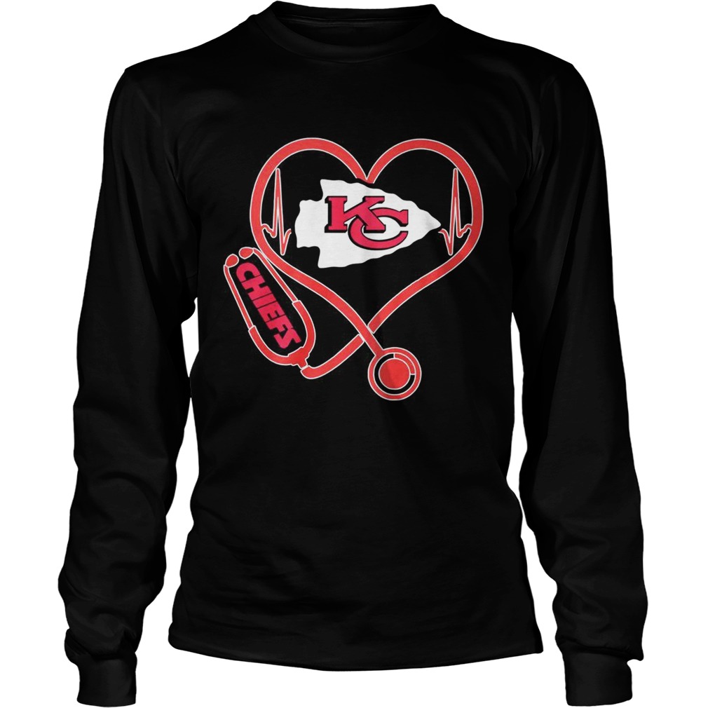 Nurse Heartbeat Kansas City Chiefs LongSleeve