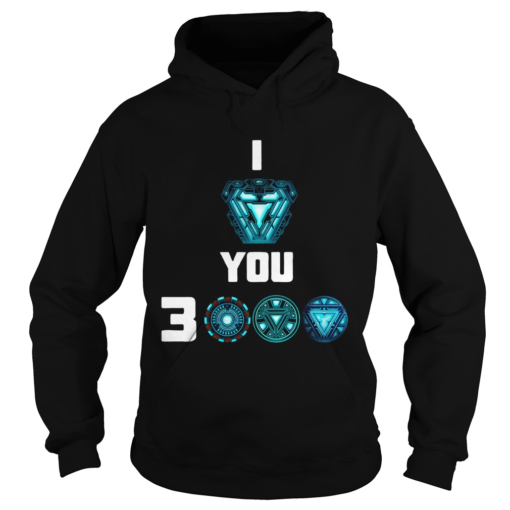 Official I love you 3000 Iron man heartbreaker Hoodie