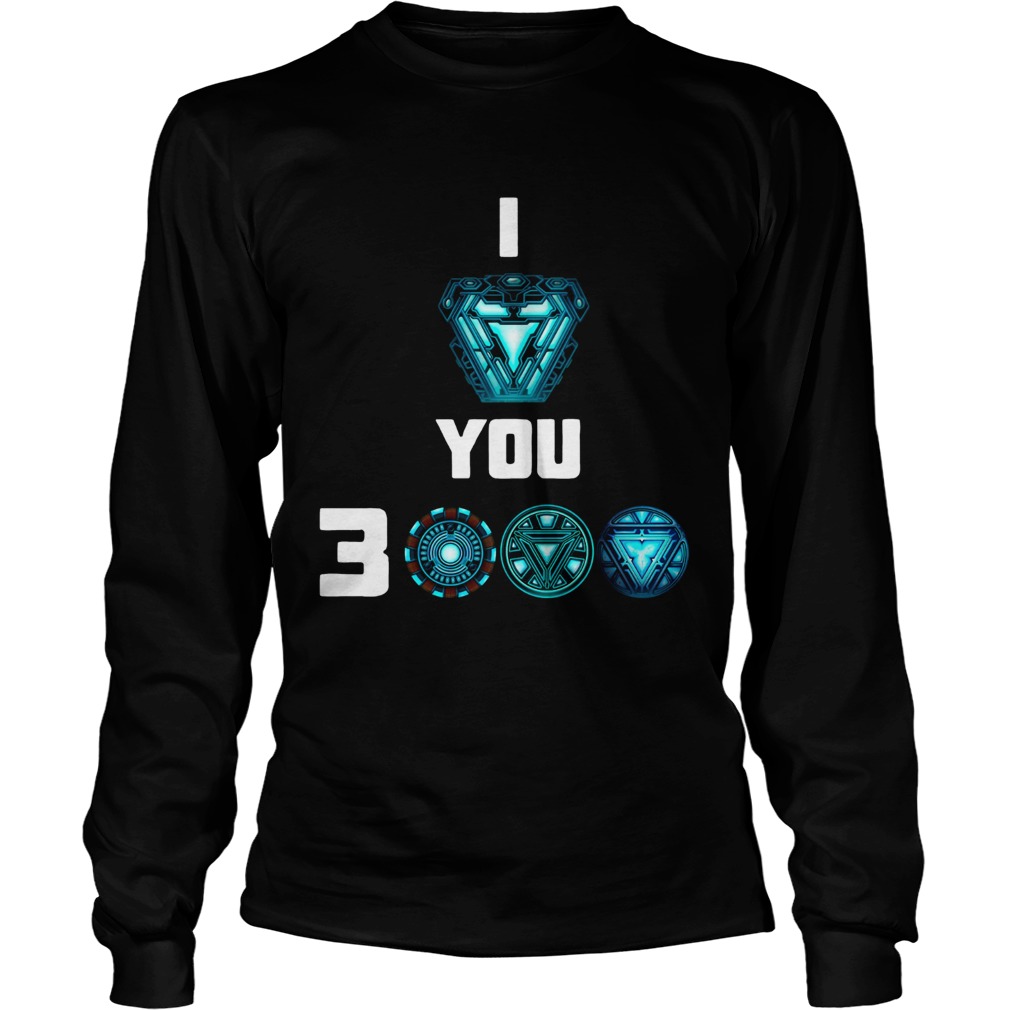 Official I love you 3000 Iron man heartbreaker LongSleeve