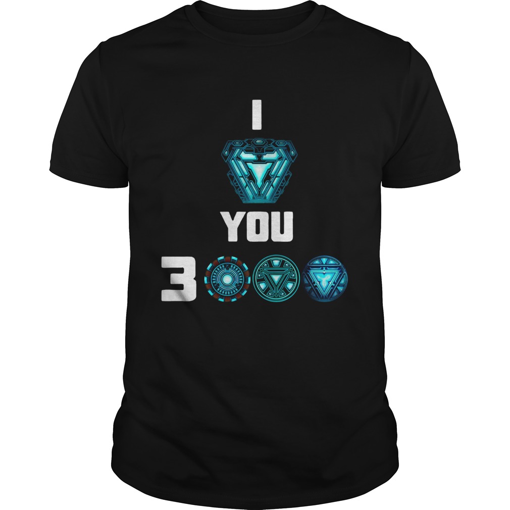 Official I love you 3000 Iron man heartbreaker shirt