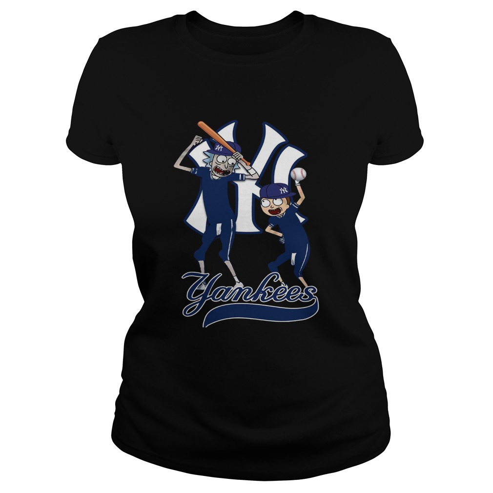 Official Rick and Morty New York Yankees Shirt Classic Ladies