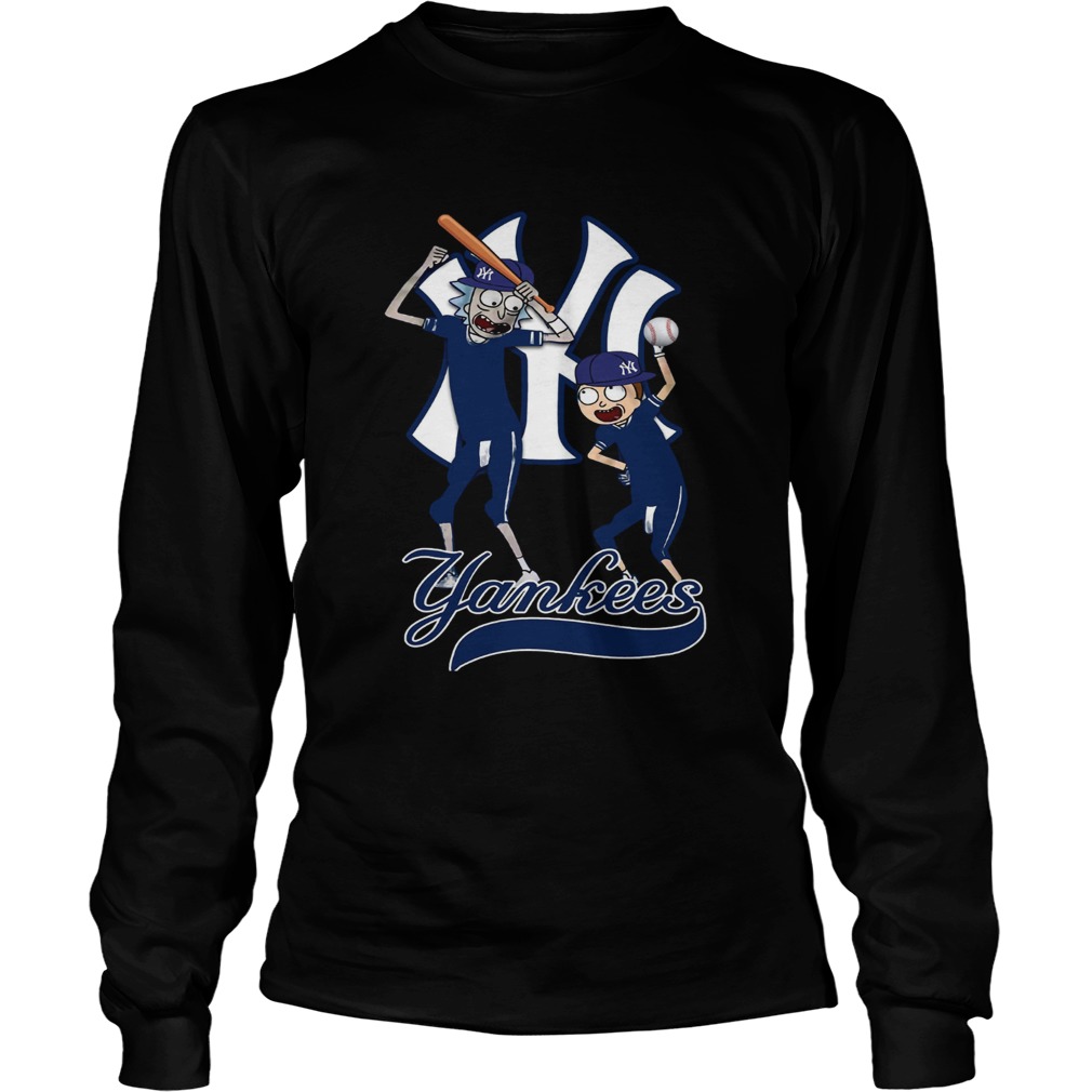 Official Rick and Morty New York Yankees Shirt LongSleeve
