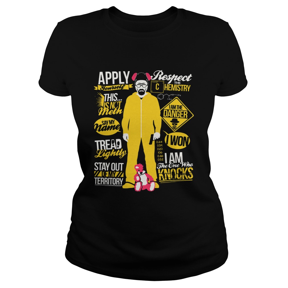 Official The One Who Knocks Shirt Classic Ladies