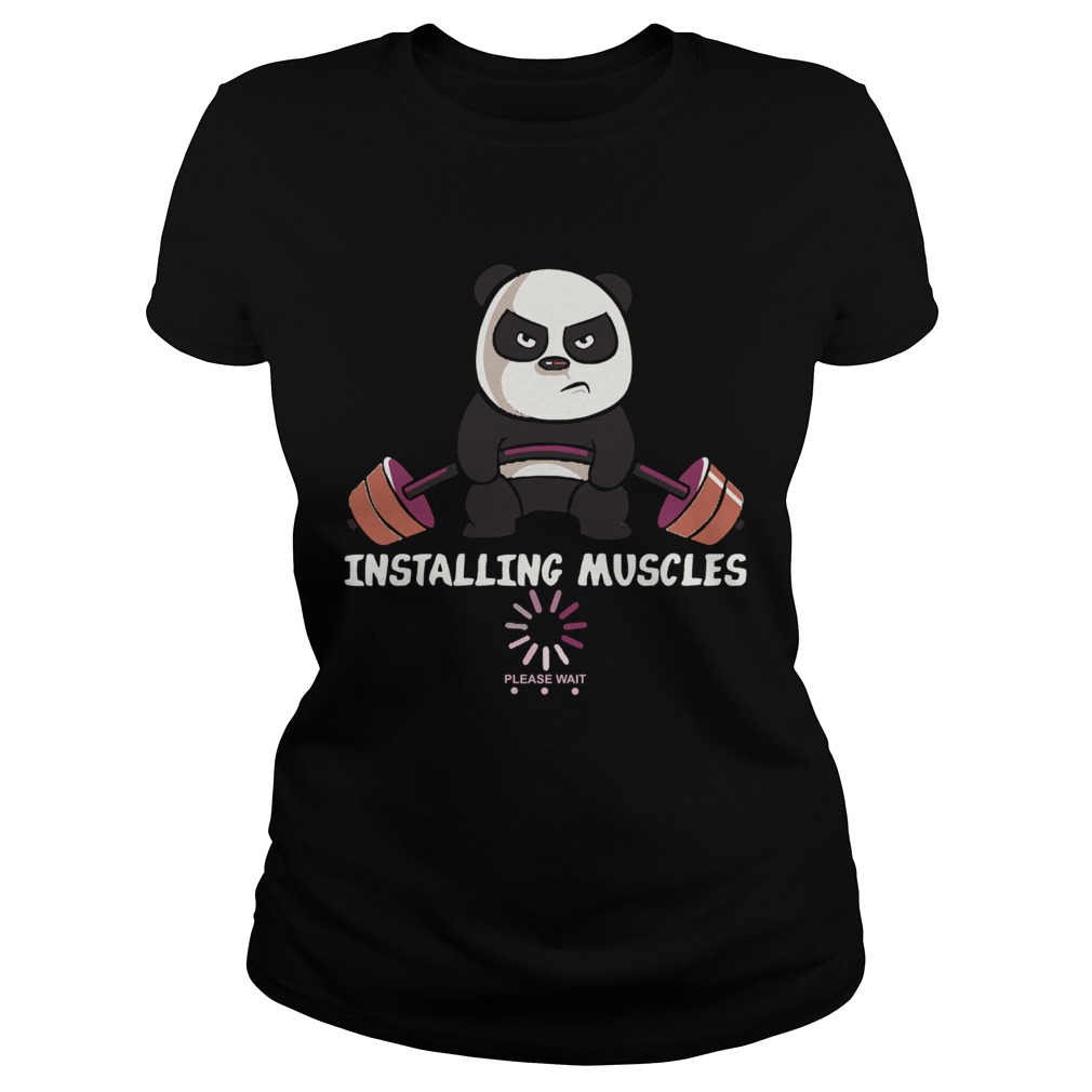 Panda Workout Installing Muscles Please wait Classic Ladies