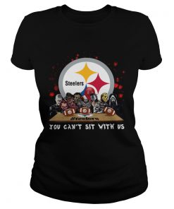 Pittsburgh Steelers Horror team you cant sit with us  Classic Ladies