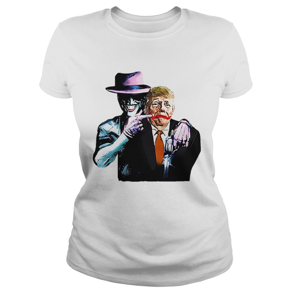 Poker Smile Painting Donald Trump Classic Ladies