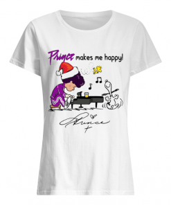 Prince makes me happy Schroeder Snoopy Peanuts  Classic Women's T-shirt