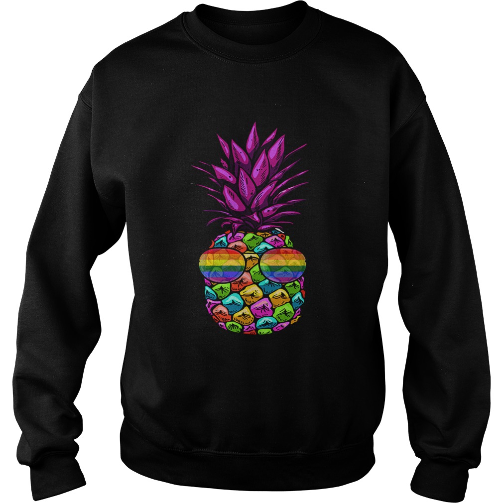 Rainbow Pride Pineapple LGBT Shirt Lesbian Gay Bi Homosexual Premium TShirt Sweatshirt