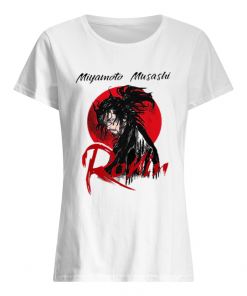 Red moon Miyamoto Musashi Ronin  Classic Women's T-shirt