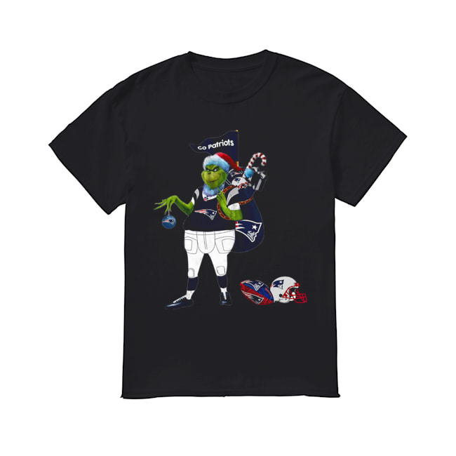 Santa Grinch New England Patriot Go Patriots Shirt