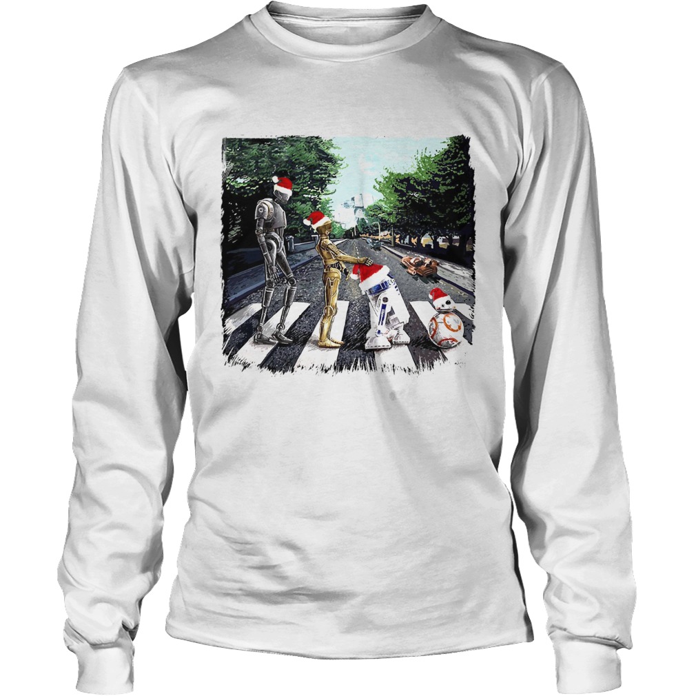 Santa Star Wars Characters Walking Road LongSleeve