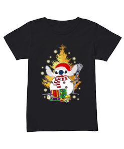 Santa Stitch Make Snowman Christmas Shirt Classic Women's T-shirt