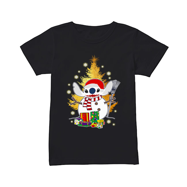 Santa Stitch Make Snowman Christmas Shirt Classic Women's T-shirt