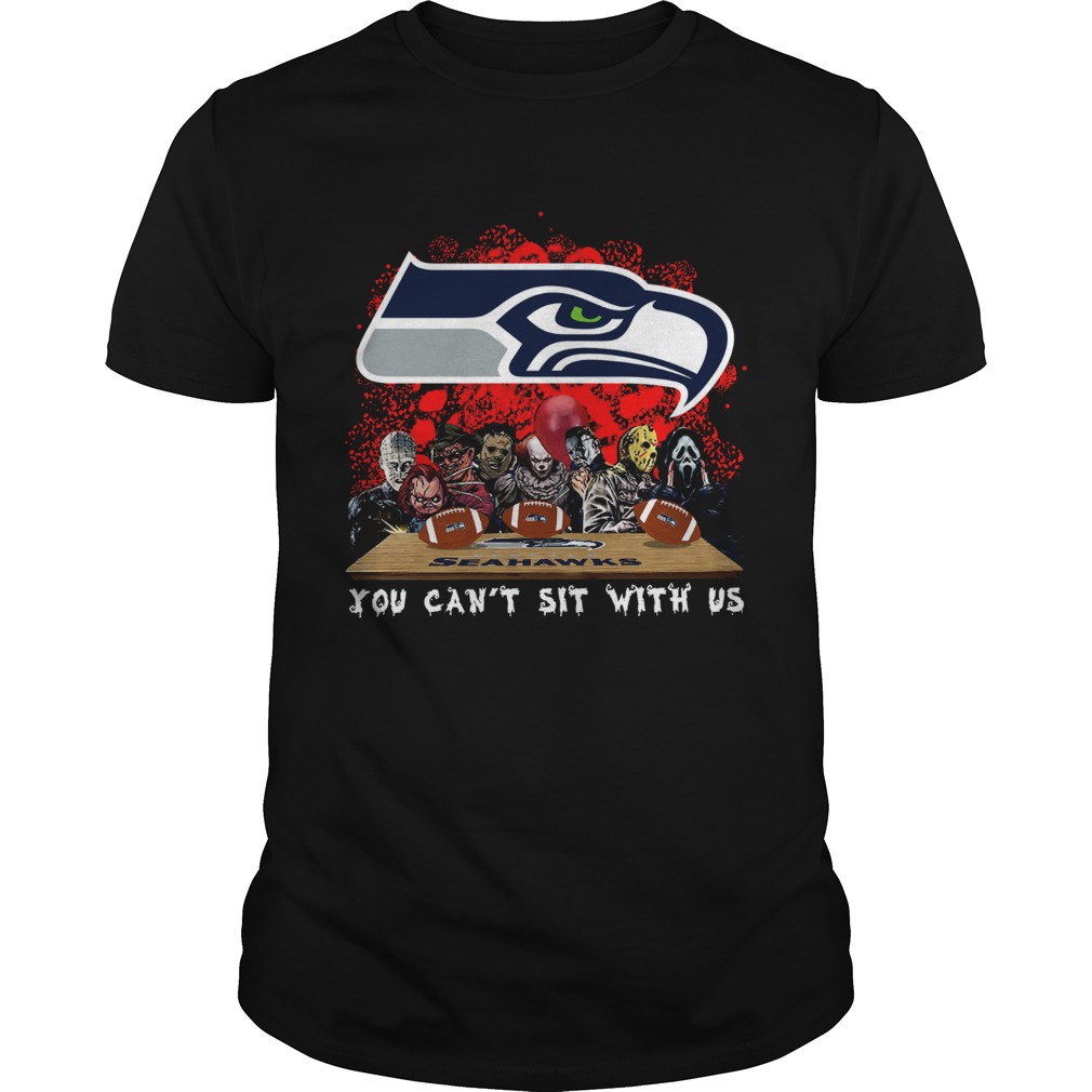 Seattle Seahawks Horror team you cant sit with us shirt