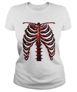 Skeleton Rib Cage Cool Halloween  Classic Ladies
