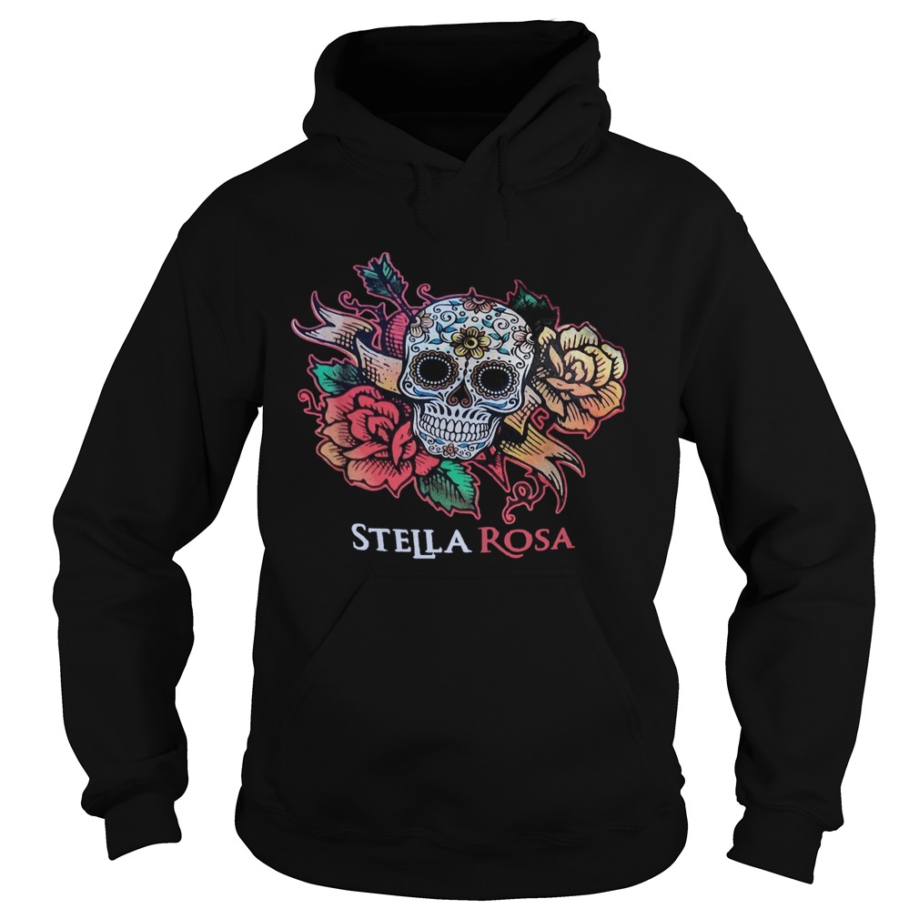 Skull rose stella rosa Hoodie