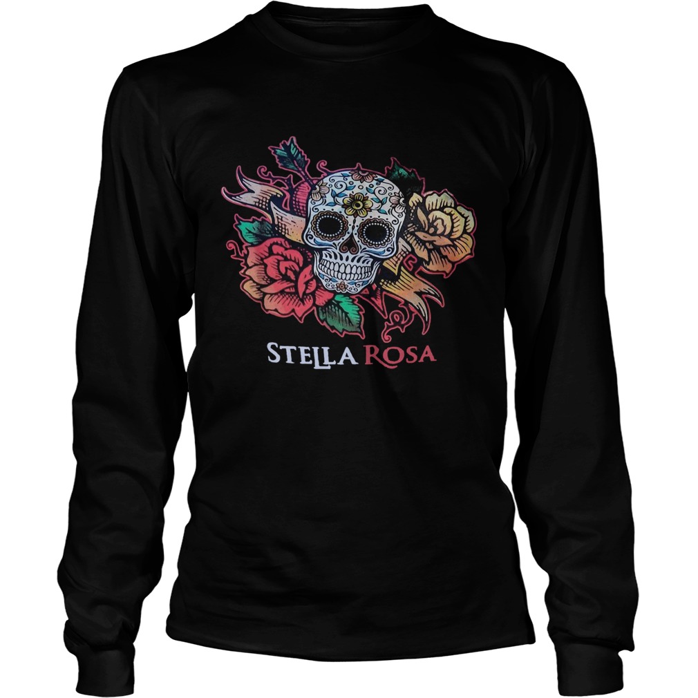 Skull rose stella rosa LongSleeve