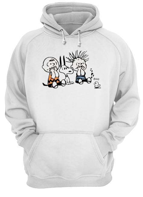Snoopy and Charlie Brown boo ghost Unisex Hoodie