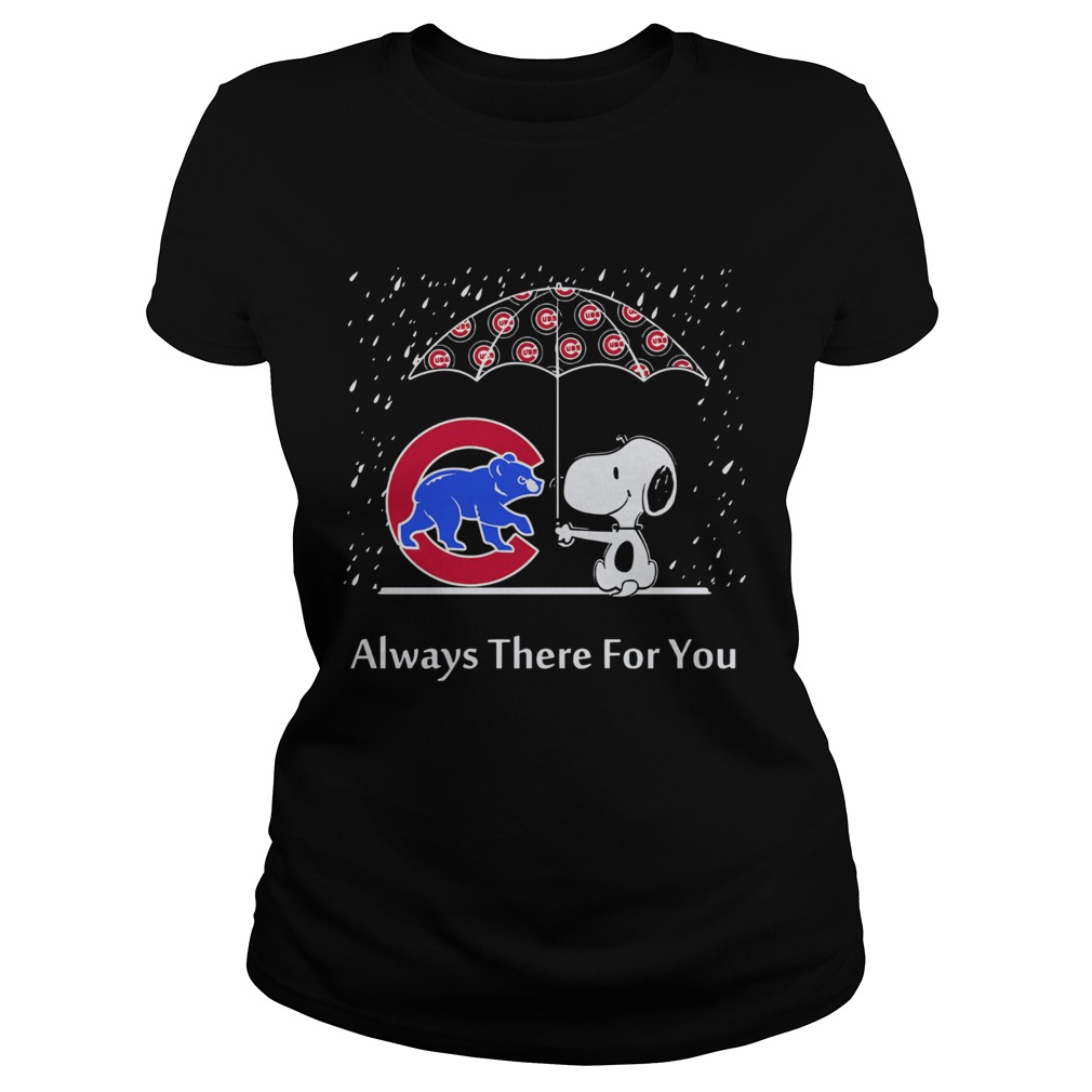 Snoopy and Chicago cubs always there for you Classic Ladies