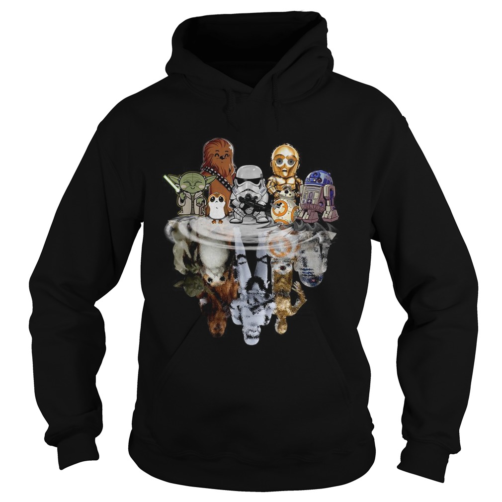 Star Wars chibi water reflection mirror Hoodie