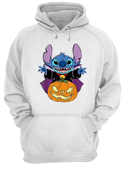 Stitch And Pumpkin Halloween Unisex Hoodie