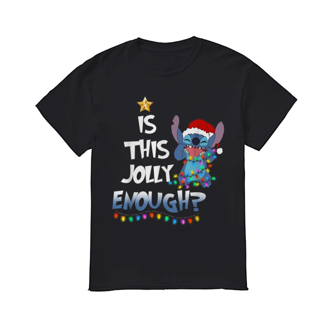 Stitch is this jolly enough Christmas shirt