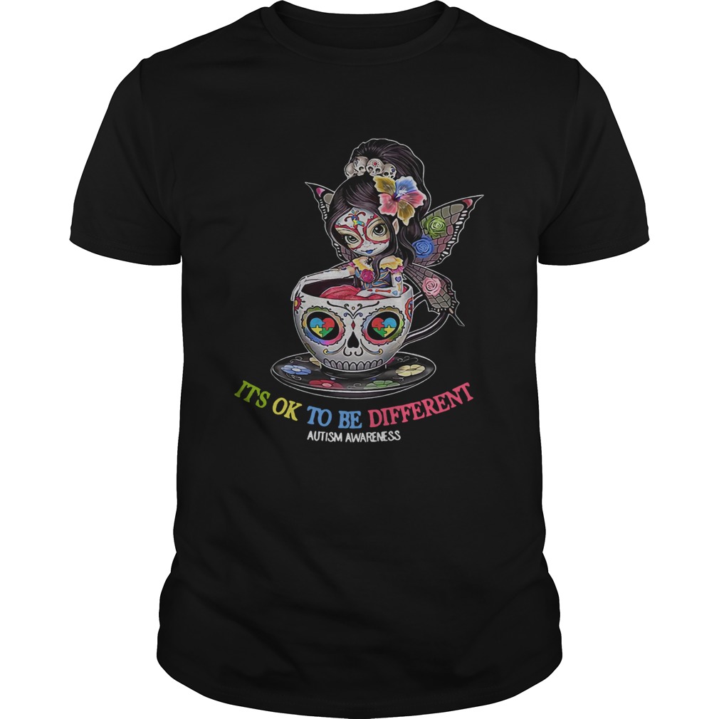Teacup Girl Autism its ok to be different shirt