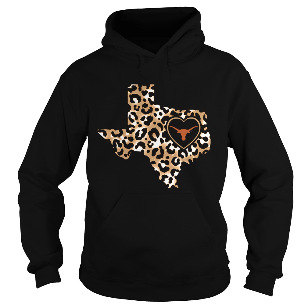 Texas Longhorns leopard layer Hoodie