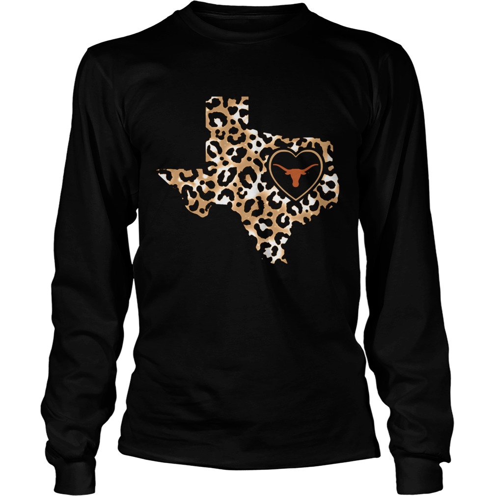 Texas Longhorns leopard layer LongSleeve