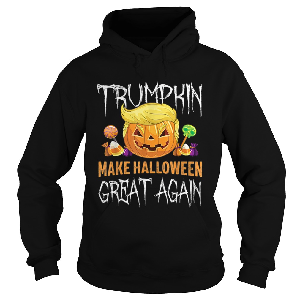 Trumpkin Make Halloween Great Again Trump Hair Pumpkin Hoodie
