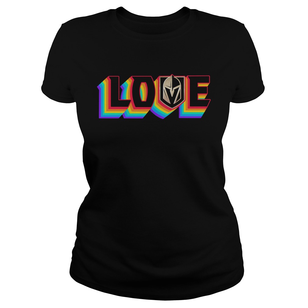 VGK Pride Love is Love Funny TShirt Classic Ladies