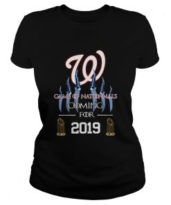 Washington Nationals Game of Nationals coming for 2019  Classic Ladies