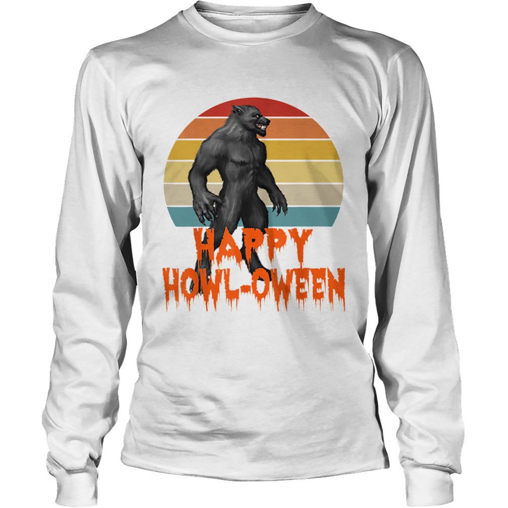 Werewolf Vintage Werewolves Halloween Costume LongSleeve