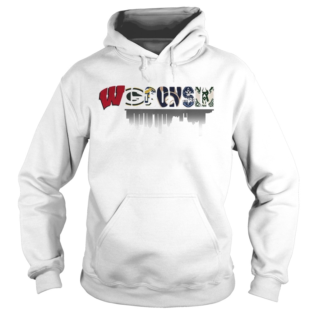 Wisconsin Green Bay Packers Marquette Golden Milwaukee Brewers Milwaukee Bucks Hoodie