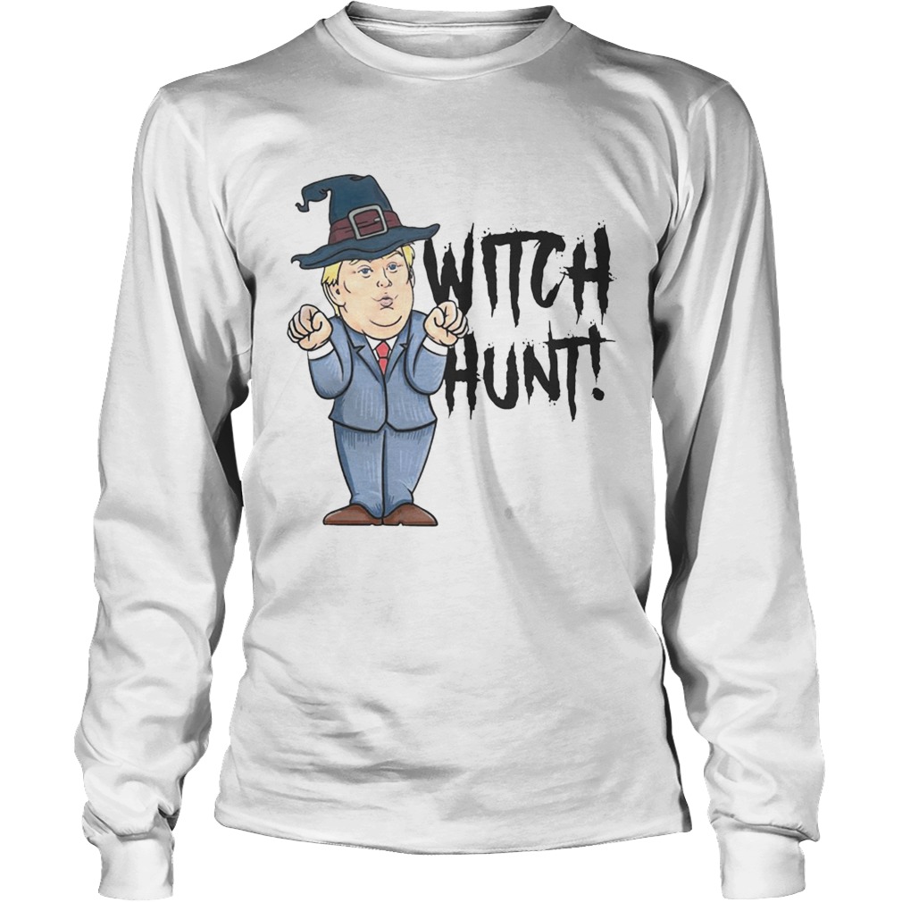 Witch Hunt Trump Witch Halloween Shirt LongSleeve