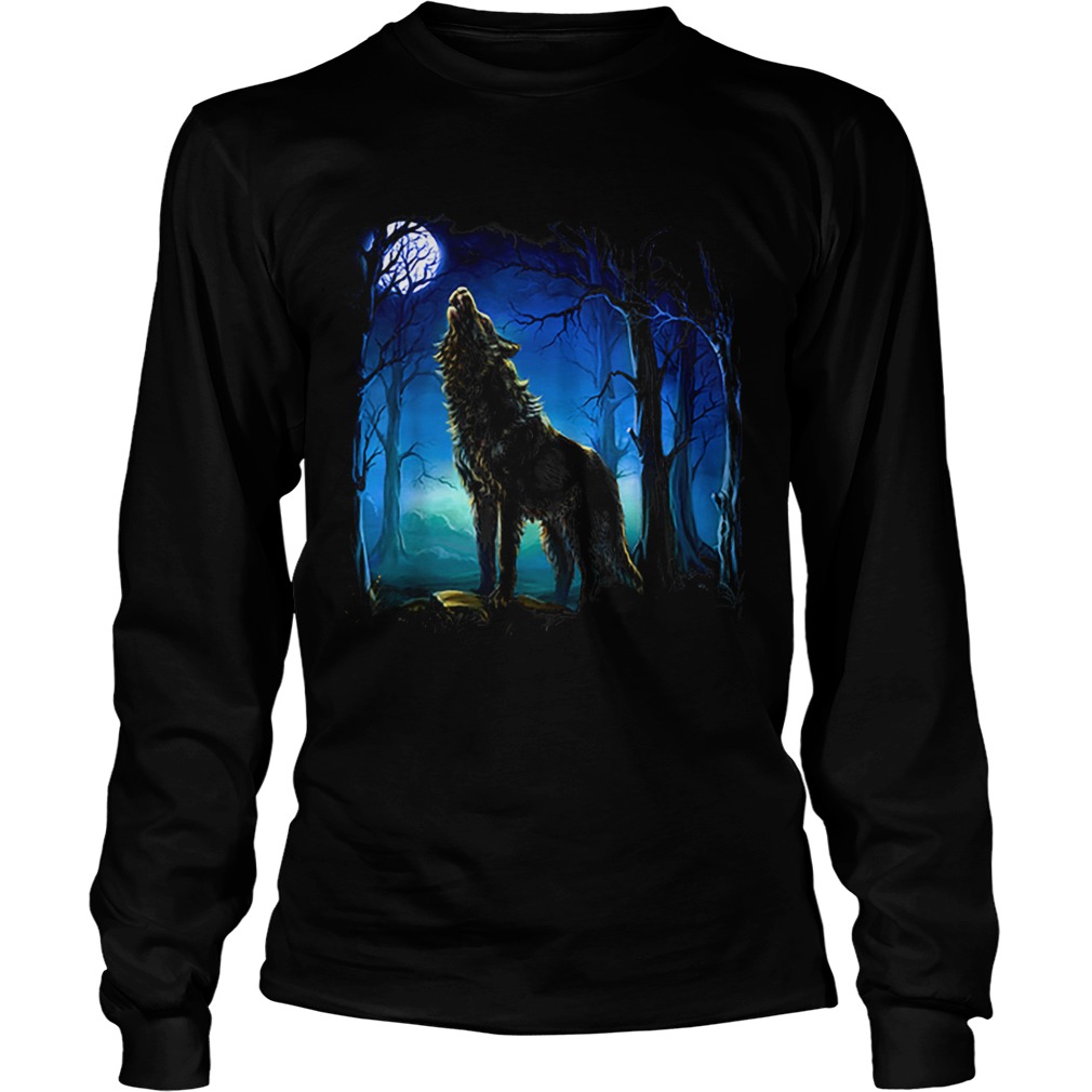 Wolf galaxy Moon LongSleeve