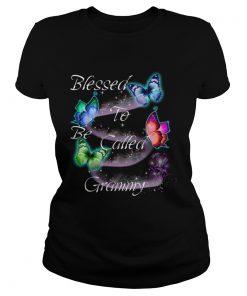 Women Mom Blessed To Be Called Grammy TShirt Classic Ladies