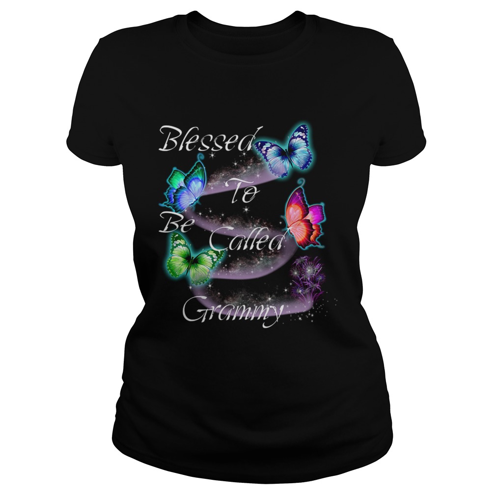 Women Mom Blessed To Be Called Grammy TShirt Classic Ladies