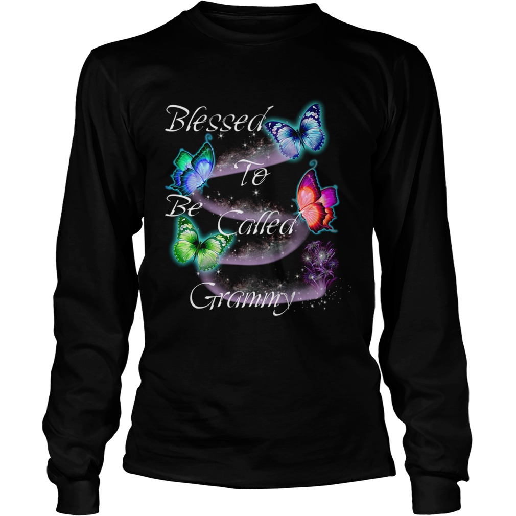 Women Mom Blessed To Be Called Grammy TShirt LongSleeve