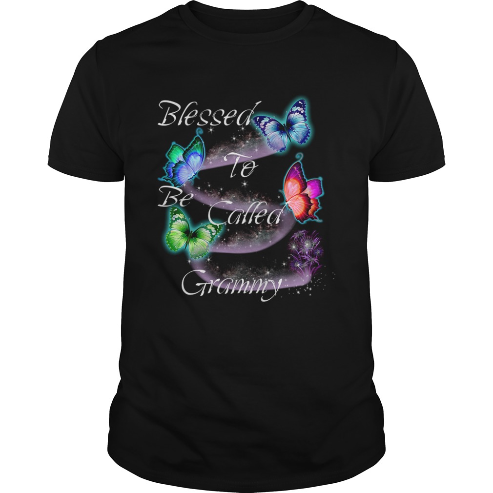 Women Mom Blessed To Be Called Grammy TShirt