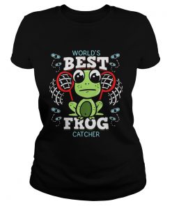 Worlds Best Frog Catcher Ts Classic Ladies