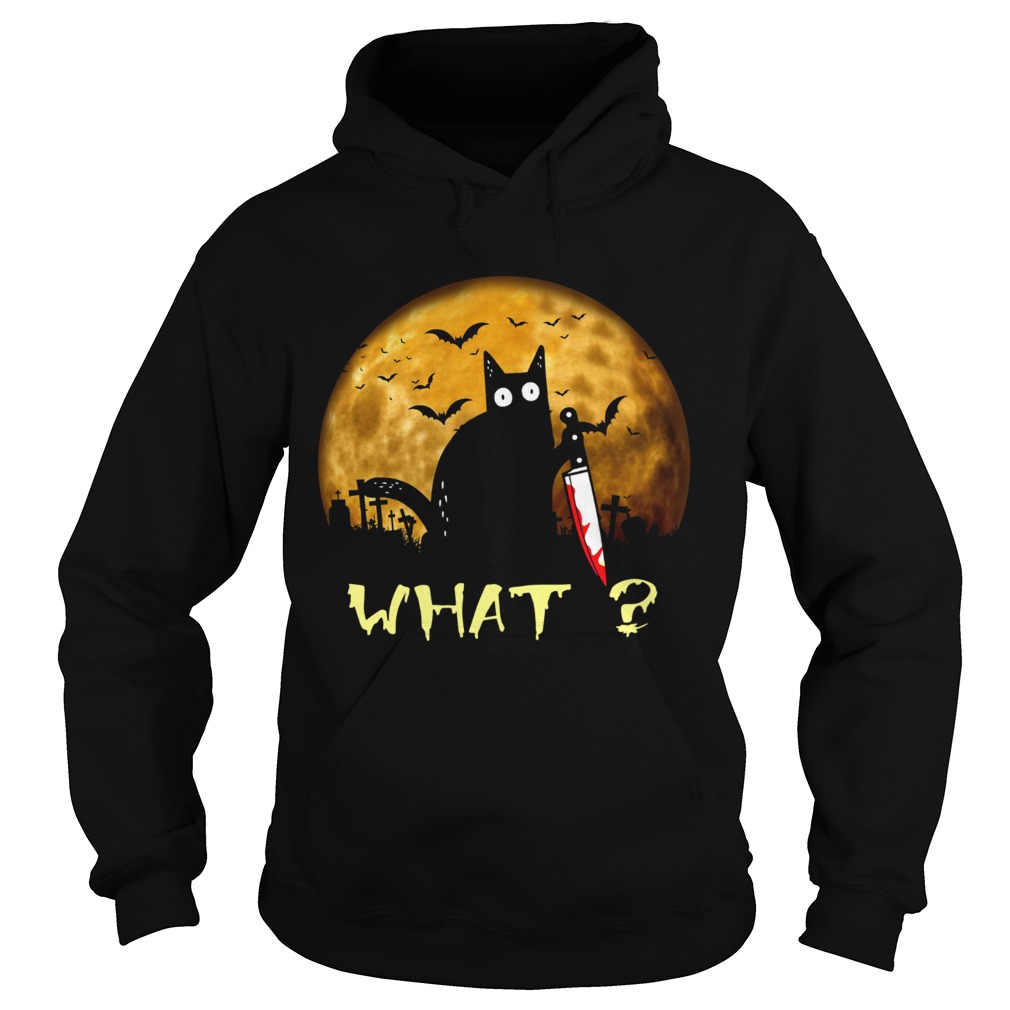 halloween black Cat Michael Myers What Hoodie