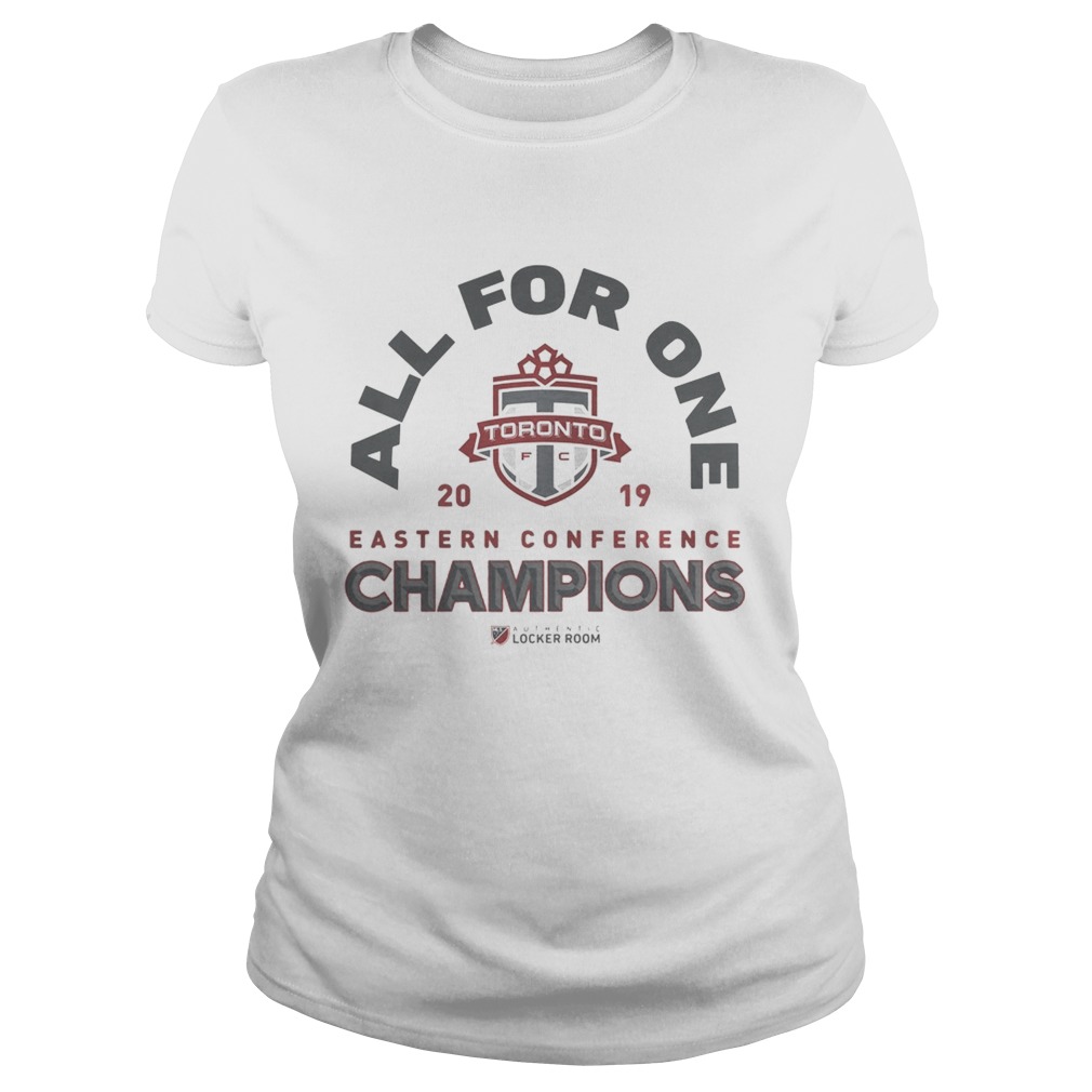 1572667279All For One Toronto FC 2019 NBA Eastern Conference Champs Authentic MLS Locker Room Classic Ladies