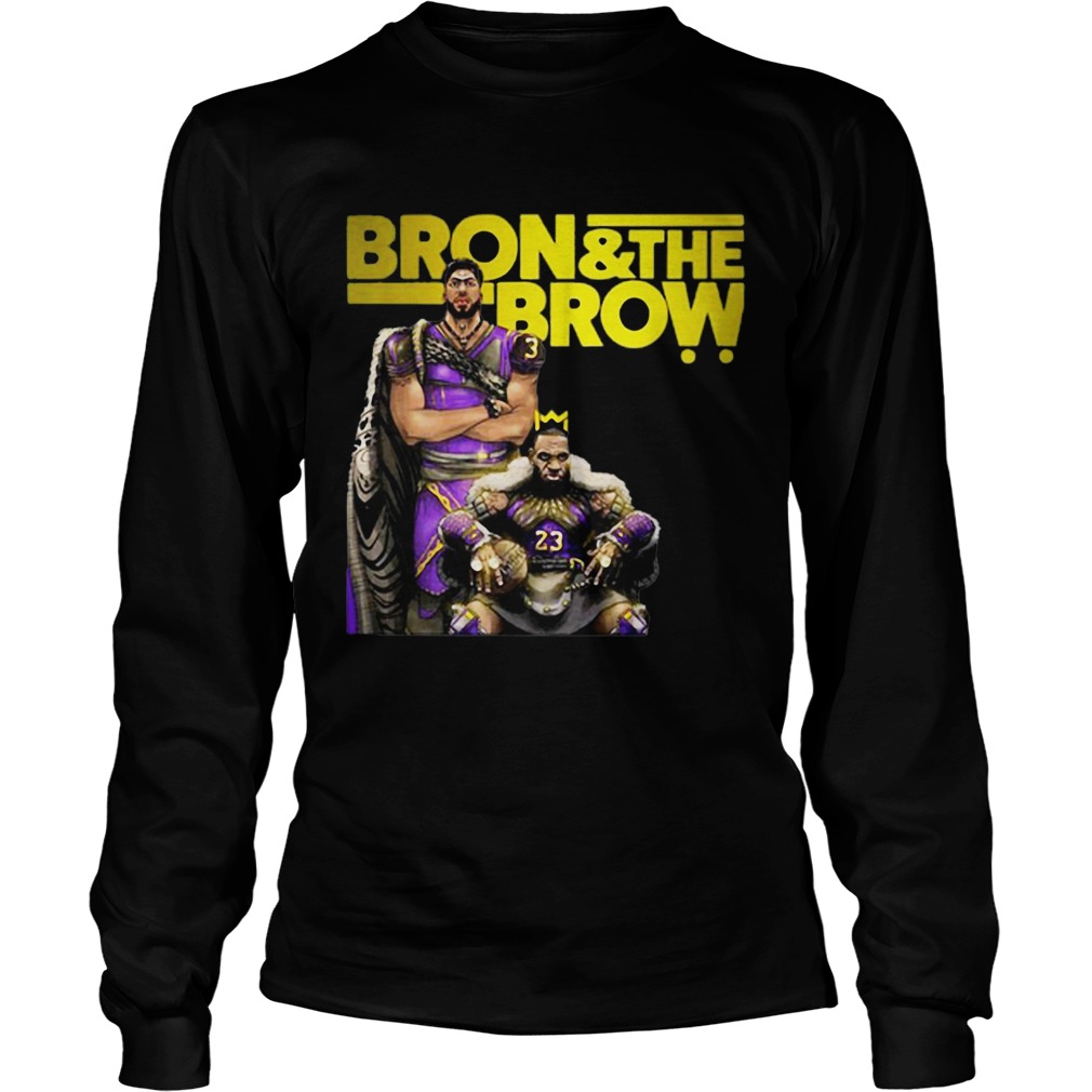 1572667609LeBron James Bron & The Brow Anthony Davis Los Angeles Lakers LongSleeve