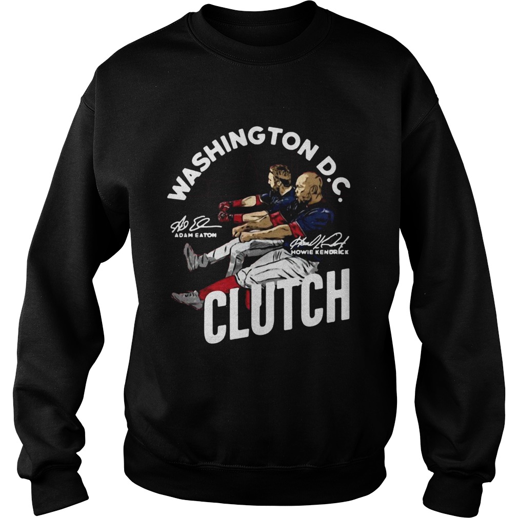 1572667850Washington D.C. Adam Eaton Howie Kendrick Clutch Signatures Sweatshirt