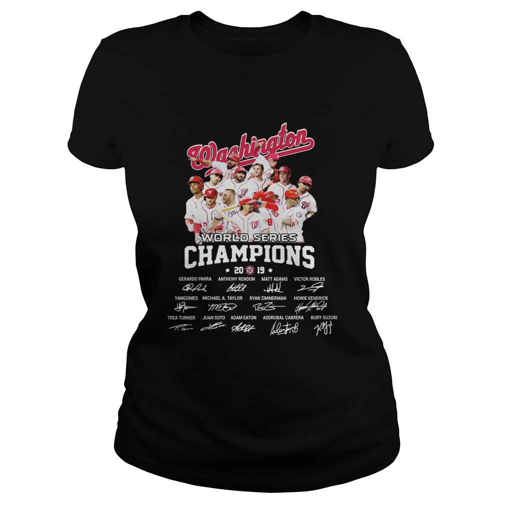 1572667954Washington Nationals 2019 world series champions signature Classic Ladies