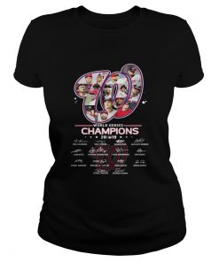 1572668172Washington Nationals Team 2019 World Series Champions Signatures  Classic Ladies