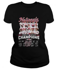 15726682372019 World Series Champions Washington Nationals Players Signatures  Classic Ladies